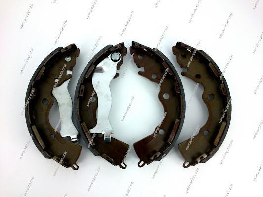 Jeu de 4 mâchoires de frein (Garniture de frein à tambour) NIPPON PIECES SERVICES ref. H350I30