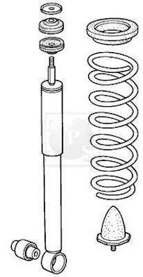 Silent bloc de suspension NIPPON PIECES SERVICES ref. H400A30