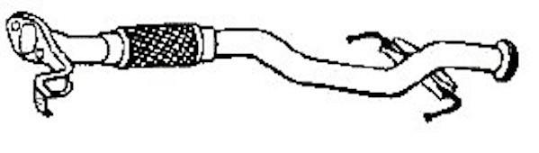 Tubo de escape NIPPON PIECES SERVICES ref. H430I65