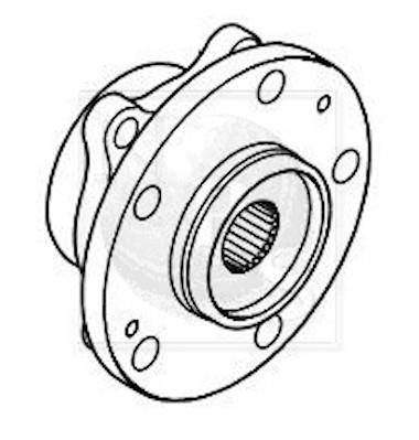 Roulement de roue NIPPON PIECES SERVICES ref. H470I19