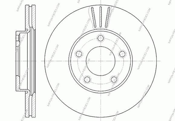 Discos de freno NIPPON PIECES SERVICES ref. M330A18