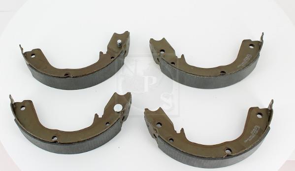 Jeu de 4 mâchoires de frein (Garniture de frein à tambour) NIPPON PIECES SERVICES ref. M350I24