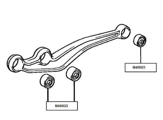 Silent bloc de suspension NIPPON PIECES SERVICES M400I33