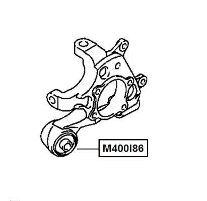 Silent bloc de suspension NIPPON PIECES SERVICES M400I86