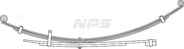 Lame de ressort NIPPON PIECES SERVICES ref. M460I08