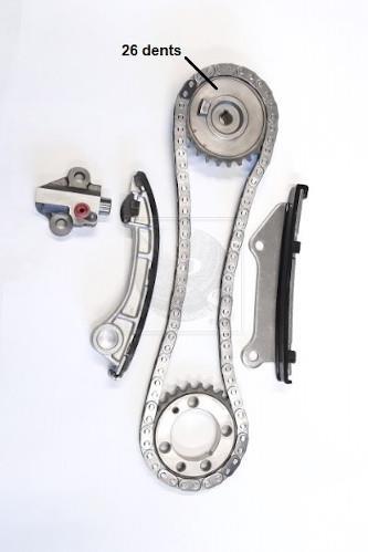 Jeu de distribution à chaînes (Kit chaîne de distribution) NIPPON PIECES SERVICES ref. N117N01