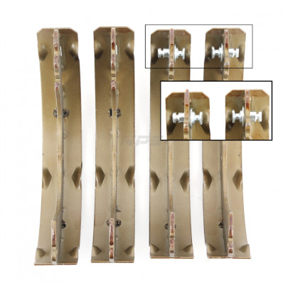 Jeu de 4 mâchoires de frein (Garniture de frein à tambour) NIPPON PIECES SERVICES ref. N350N87