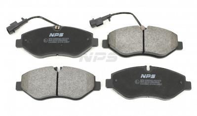 Jeu de 4 plaquettes de frein NIPPON PIECES SERVICES ref. N360N23