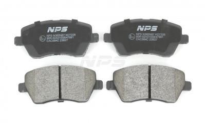 Jeu de 4 plaquettes de frein NIPPON PIECES SERVICES ref. N360N87
