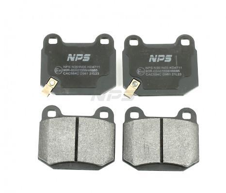 Jeu de 4 plaquettes de frein NIPPON PIECES SERVICES ref. N361N05