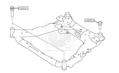 Silent bloc de suspension NIPPON PIECES SERVICES ref. N400N56