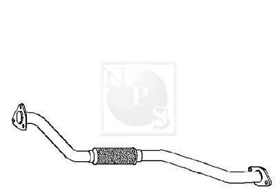 Tuyau d'échappement (Tuyau d'échappement) NIPPON PIECES SERVICES ref. N430N270