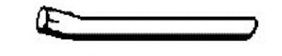 Tuyau d'échappement (Tuyau d'échappement) NIPPON PIECES SERVICES ref. N430N49