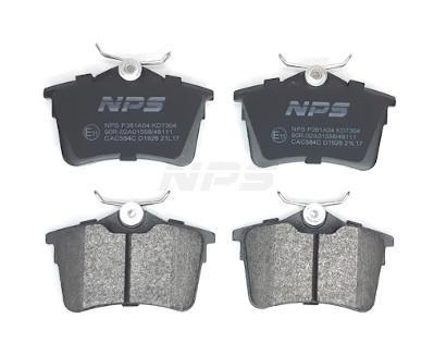 Jeu de 4 plaquettes de frein NIPPON PIECES SERVICES ref. P361A04