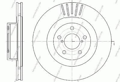 Discos de freno NIPPON PIECES SERVICES ref. S330U21