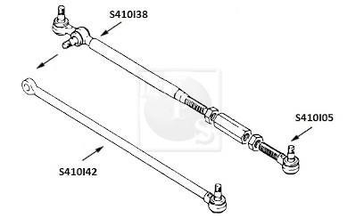 Rotule de direction NIPPON PIECES SERVICES ref. S410I38