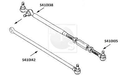 Rótula barra de dirección NIPPON PIECES SERVICES ref. S410I42