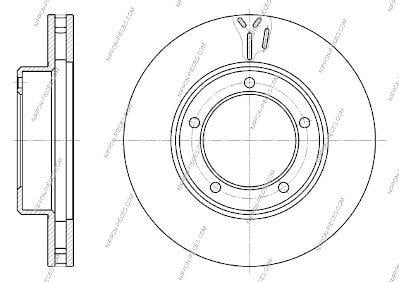 Discos de freno NIPPON PIECES SERVICES ref. T330A148