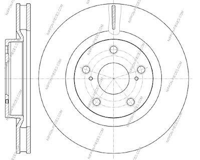 Discos de freno NIPPON PIECES SERVICES ref. T330A166