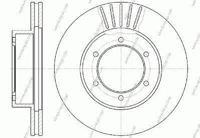Discos de freno NIPPON PIECES SERVICES ref. T330A71