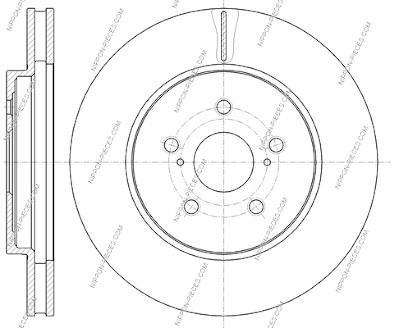 Discos de freno NIPPON PIECES SERVICES ref. T330A90