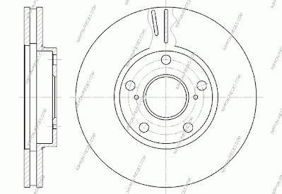 Disques de frein NIPPON PIECES SERVICES ref. T330A91