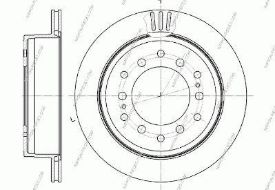 Discos de freno NIPPON PIECES SERVICES ref. T331A14