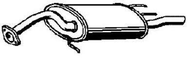 Silencieux arrière NIPPON PIECES SERVICES T430A52