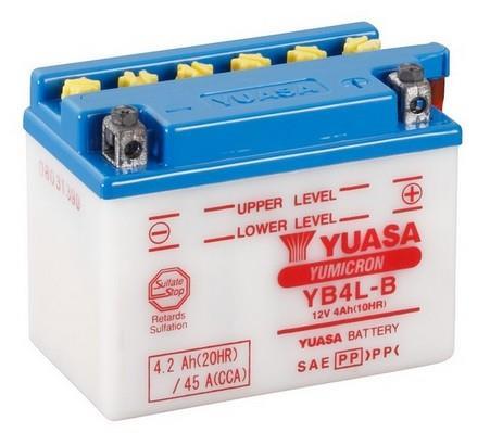 Batterie moto YUASA YB4L-B