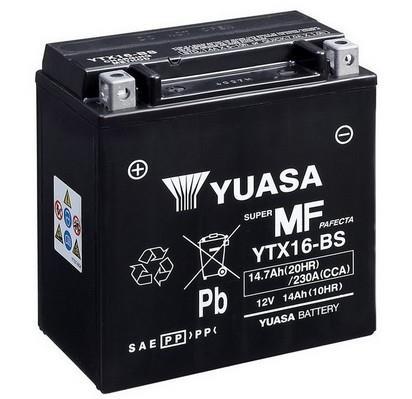 Batterie moto YUASA YTX16-BS