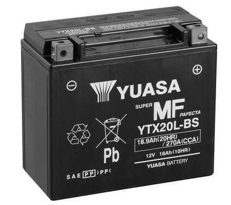 Batterie moto YUASA YTX20L-BS