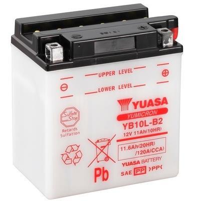 Batterie moto (Batterie 2 roues) YUASA ref. YB10L-B2
