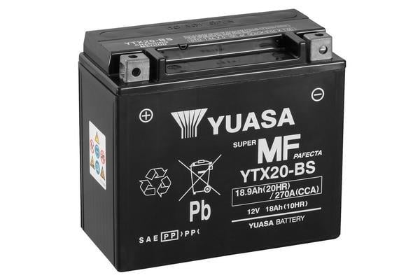 Batterie moto (Batterie 2 roues) YUASA ref. YTX20-BS