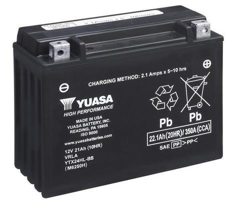Batterie moto YUASA YTX24HL-BS