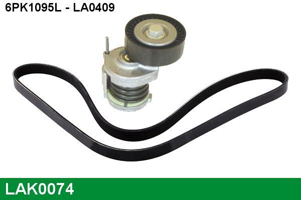 Kit de courroie d'accessoire LUCAS ref. LAK0074