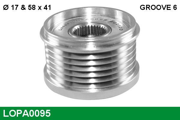 Rueda libre alternador LUCAS ref. LOPA0095