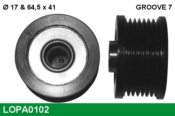 Polia do alternador LUCAS ref. LOPA0102