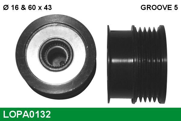 Rueda libre alternador LUCAS ref. LOPA0132
