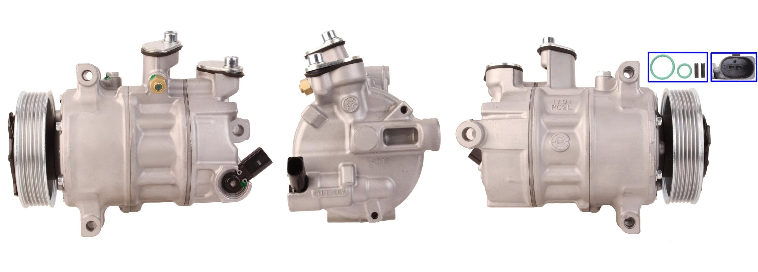 Compresor, aire acondicionado LUCAS ref. ACP634