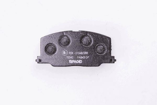 Jeu de 4 plaquettes de frein HELLA PAGID 8DB 355 005-771