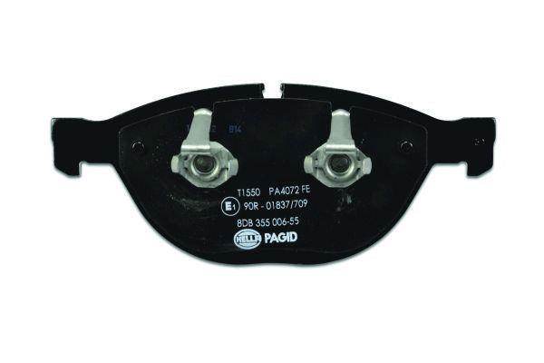 Jeu de 4 plaquettes de frein HELLA PAGID 8DB 355 006-551