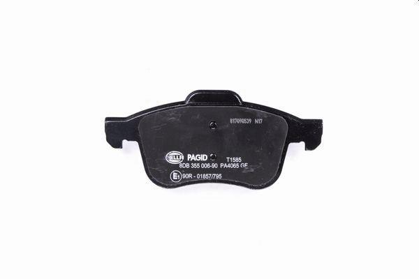 Jeu de 4 plaquettes de frein HELLA PAGID 8DB 355 006-901