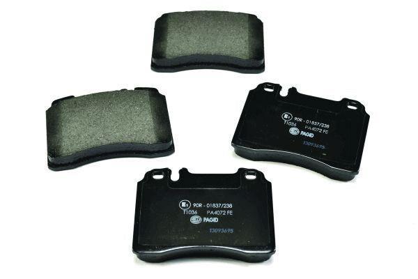 Jeu de 4 plaquettes de frein HELLA PAGID 8DB 355 007-471