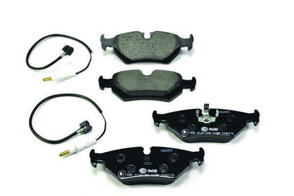 Jeu de 4 plaquettes de frein HELLA PAGID 8DB 355 007-801