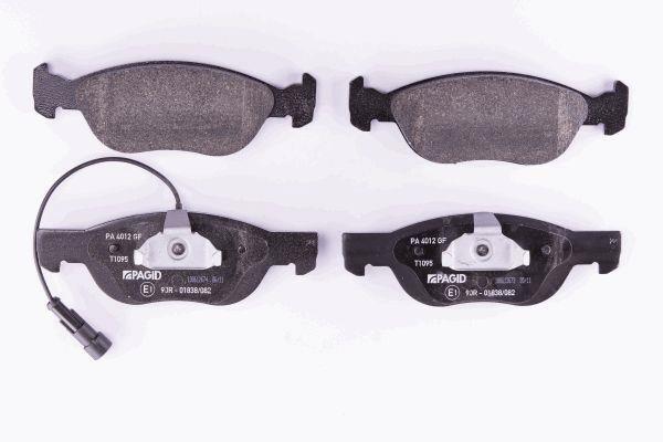 Jeu de 4 plaquettes de frein HELLA PAGID 8DB 355 007-901