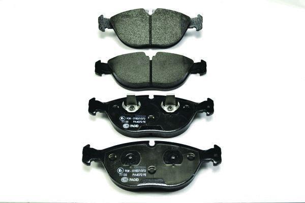 Jeu de 4 plaquettes de frein HELLA PAGID 8DB 355 008-261