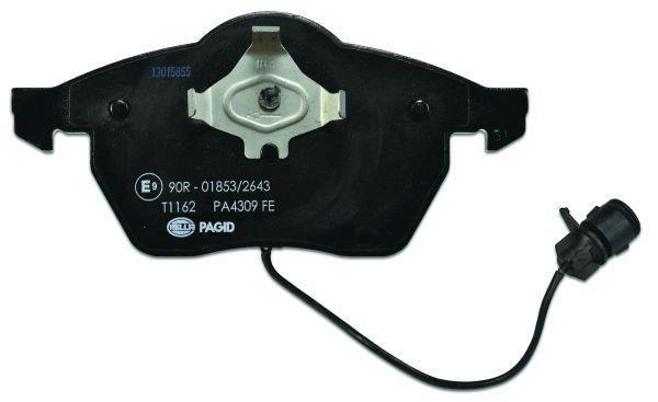 Jeu de 4 plaquettes de frein HELLA PAGID 8DB 355 008-531