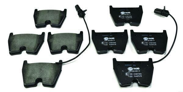 Jeu de 4 plaquettes de frein HELLA PAGID 8DB 355 009-191