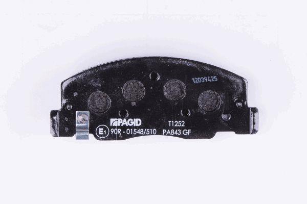 Jeu de 4 plaquettes de frein HELLA PAGID 8DB 355 009-481