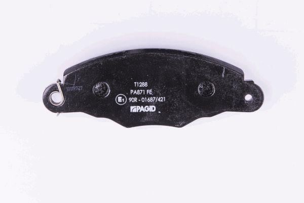 Jeu de 4 plaquettes de frein HELLA PAGID 8DB 355 009-811